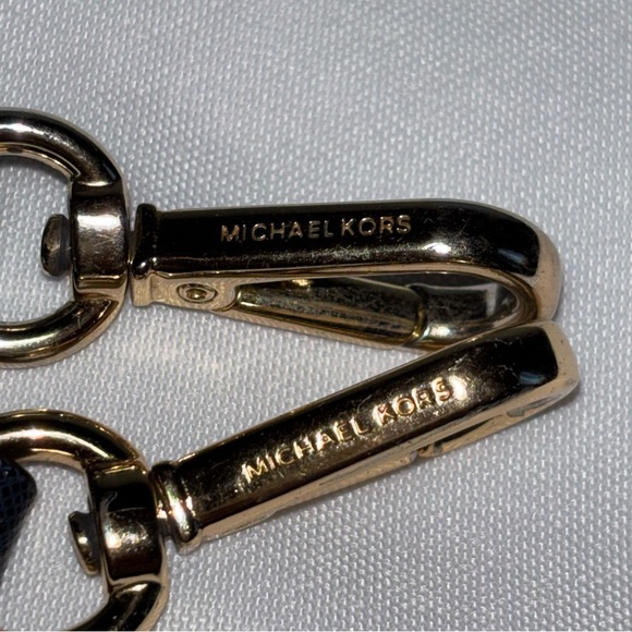 Michael Kors Navy Blue Saffiano Leather Dome Satchel - Picture 8 of 15